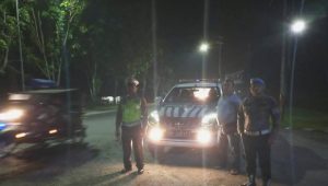 Antisipasi Kriminalitas, Polsek Kualuh Laksanakan Patroli Blue Light