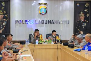 Jelang Nataru 2024, Polres Labuhanbatu Gelar Rakor Lintas Sektoral