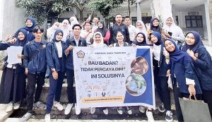 ‘Hempas Bau Badan’, Mahasiswa Semester III Prodi Ilkom Pagi Undhar Gelar Kampanye Soskes di SMKN 14 Medan