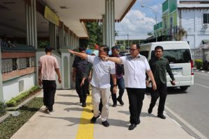 Tambah Estetika Kota Tebing Tinggi, Baskami : Pastikan Penataan Alun-Alun Rampung Awal Desember