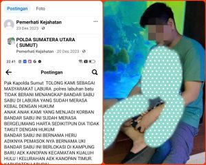 Viral Dimedsos Heru Dan Uki Disebut Bandar Narkoba Di Labura, Kapolsek: Kita Akan Bersihkan Narkoba Di Kualuh Hulu