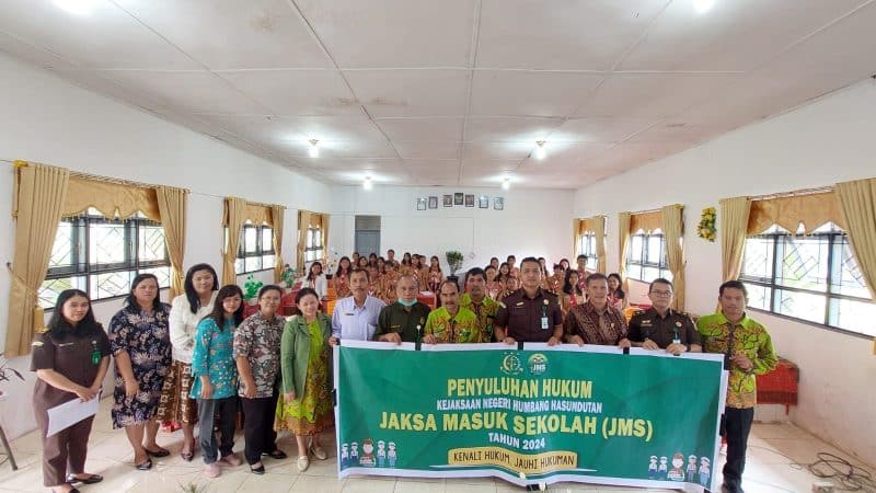 Kejari Humbahas Gelar Penyuluhan Hukum di SMAN 1 Melalui JMS
