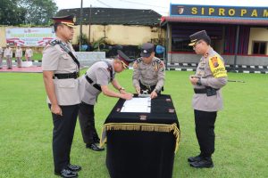 Dipimpin Kapolres, Kompol Hendri Matondang Resmi Jabat Wakapolres Labuhanbatu