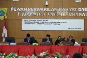 Wabup Pakpak Bharat Ikuti Sidang Penetapan Propemperda Tahun 2024