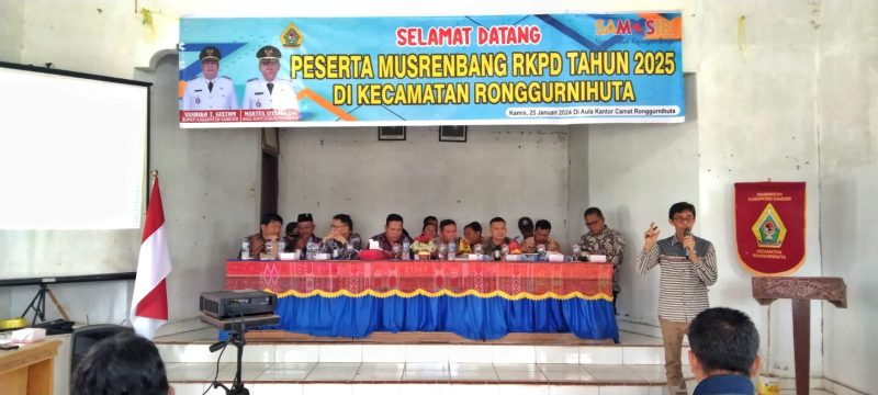 Pj Sekdakab Samosir Hadiri Musrenbang RKPD Tahun 2025