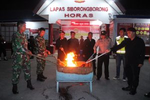 Lapas Siborongborong Geledah dan Tes Urin WBP