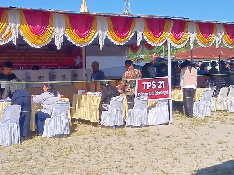 KPU Humbahas Gelar Simulasi Pemilihan dan Pemungutan Suara