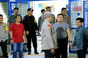 Pastikan Rekapitulasi Penghitungan Suara Aman, Kapolres Labuhanbatu Sambangi Kantor PPK