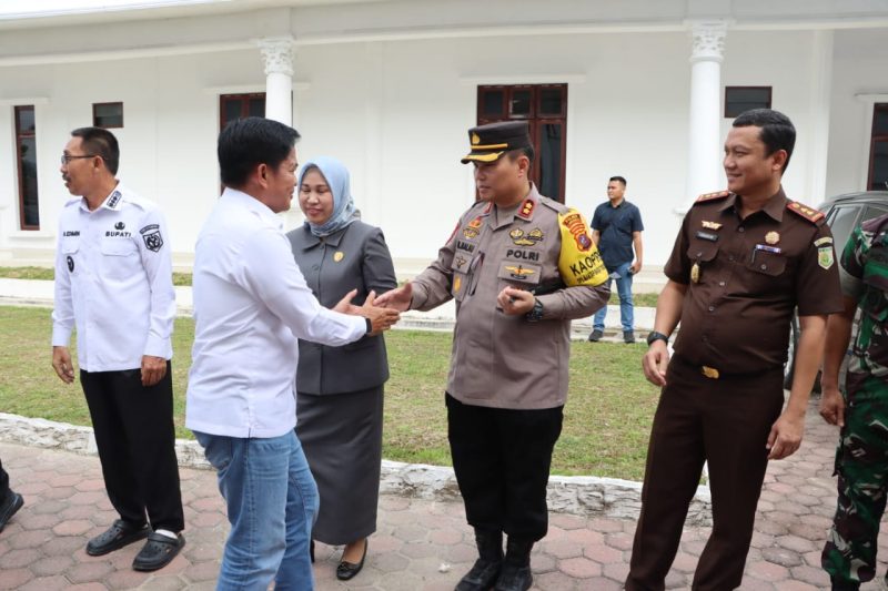 Kapolres Labuhanbatu, Sambut Kedatangan PJ Gubernur Sumut