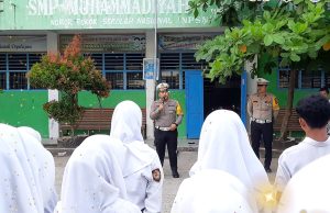 Laksanakan Police Goes To School, ini Pesan Kasat Lantas Kepada Pelajar Ketika Berkendara