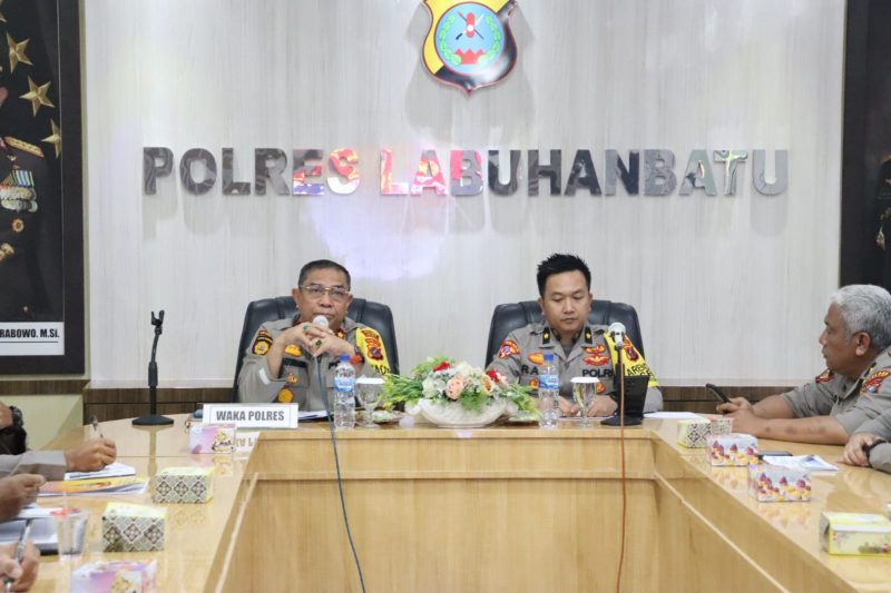 Polres Labuhanbatu Ikuti Kegiatan Lat Pra Ops Keselamatan Toba 2024