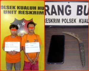 Rampas Harta Benda Pakai Sajam, 2 Dari 4 Pelaku Curas Dibekuk Unit Reskrim Polsek Kualuh Hulu