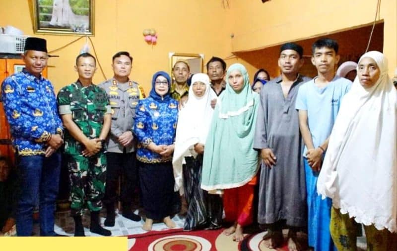 Wafat Saat Kunjungan Presiden Jokowi, Forkopimda Labuhanbatu Melayat Kerumah Duka Alm Marhan Harahap