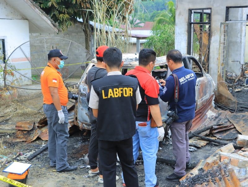 Tim Labfor Poldasu Turun Ke Labuhanbatu Guna Olah TKP