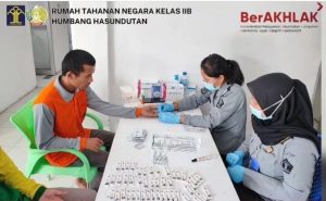 Rutan Humbahas Gelar Skrining HIV/AIDS Bagi WBP