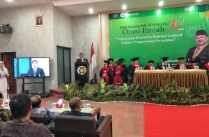 Ketua KY : Tantangan Kekinian KY Dalam Pengawasan Peradilan, Saat Dies Natalis Ke-70 FH USU