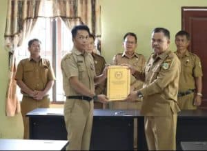 Dinas Koperindang Pakpak Bharat Gelar Sertijab Kepala Dinas