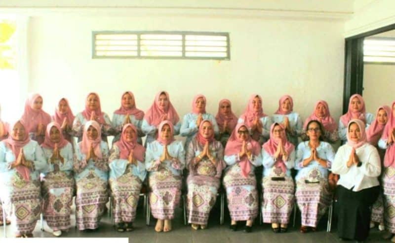 Dharma Wanita Labuhanbatu Gelar Halal Bi Halal Di Rumah Dinas Sekdakab