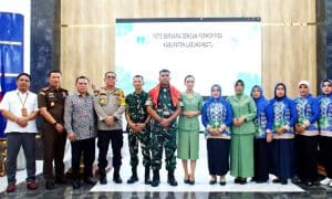 Plt Bupati Labuhanbatu Hadiri Exit Briefing Danrem 022/PT