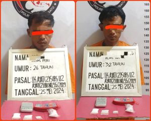 Resahkan Tetangganya, Dua Pengedar Narkoba Warga Bilah Hulu Kompak Masuk Penjara