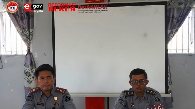 Guna Evaluasi Kinerja, Karutan Humbahas Gelar Rapat Internal