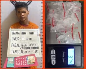 Bandar Narkoba Desa Aek Korsika Labura Diringkus Polisi, Sita 3,74 Gram