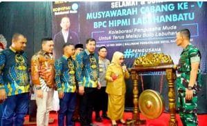 Plt Bupati Labuhanbatu Buka Muscab Ke-V HIPMI Labuhanbatu