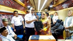 Pemkab Labuhanbatu Dan PT KAI Teken Kerjasama Transportasi Keberangkatan Jama’ah Haji