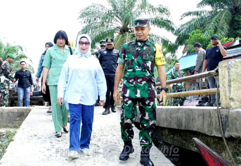 Didampingi Plt Bupati Besama Dandim 0209/LB, Ketua Wasev Tinjau Perbuatan Sumur Bor