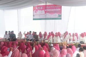 Diramaikan Ratusan Muslimah, Pengajian MTMD Kembali Digelar di Sei Rampah