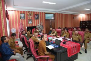 Pj Bupati Taput Ikuti Rakor Pengendalian Inflasi Bersama Forkopimda dan TPID 