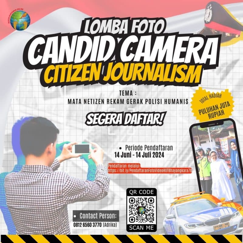 Semarakkan HUT Bhayangkara Ke-78, PP IWO Gelar Lomba Bagi Netizen Berhadiah Puluhan Juta Rupiah