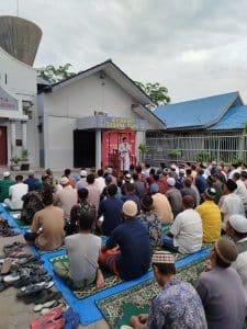 Lapas Klas IIB Tebing Tinggi Laksanakan Sholat Idul Adha 1445 H Dengan Khidmat Bersama WBP