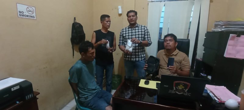 Polisi Ringkus Bandar Sabu di Desa Teluk Pulai