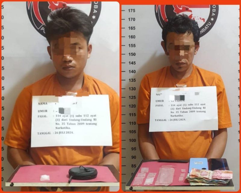 Alias Fingki (27) dan Iwan Kunting (43) berhasil diringkus Polres Labuhanbatu Utara
