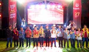 Dihadiri Staf Ahli Plt Bupati, KPU Labuhanbatu Launching Maskot Dan Jingle Pilkada Tahun 2024