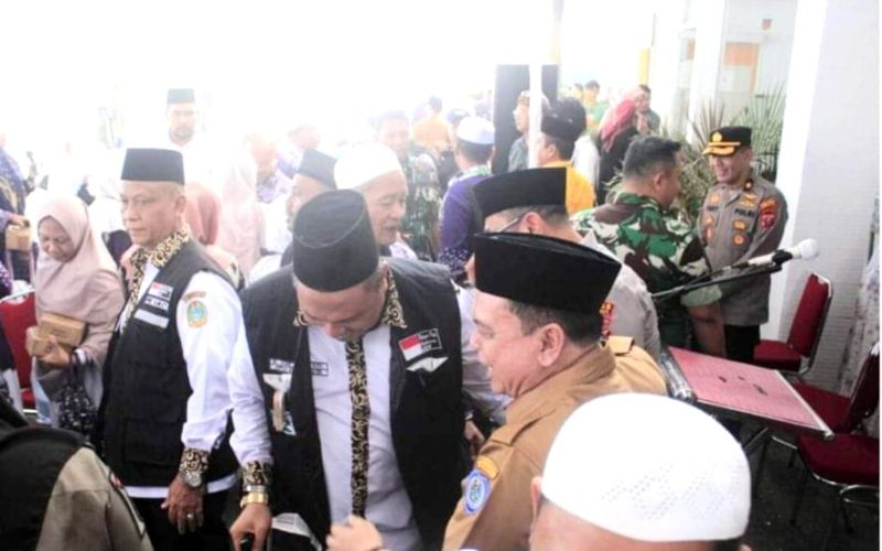 Sekdakab Sambut Kepulangan Ratusan Jama’ah Haji Asal Labuhanbatu
