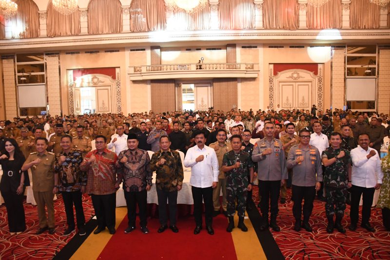 Mayjen TNI Mochammad Hasan Hadiri Rakor Kesiapan Penyelenggaraan Pilkada Serentak Wilayah Sumatera Tahun 2024