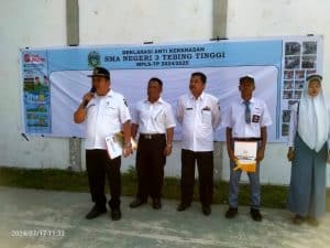 Penutupan Kegiatan MPLS di SMAN 3 Kota Tebing Tinggi Tahun Ajaran 2024/2025