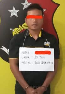 Asik Nulis Angka Tebakan, Nizar Diamankan Unit Reskrim Polsek Kualuh Hulu