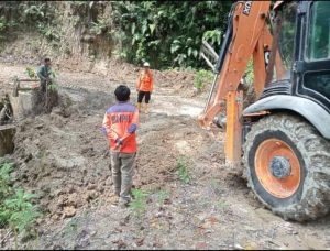 BPBD Pakpak Bharat Turunkan Alat Berat Guna Antisipasi Pra Bencana