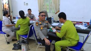 Polres Labuhanbatu Adakan Periksa Kesehatan Berkala Seluruh Personel Bersama Klinik Lab Anugerah Medan