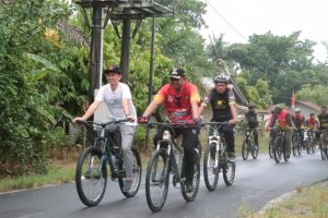 Fun Bike HUT RI ke-79 di Sergai: Gowes 25 Kilometer, Bupati Serukan Semangat Gotong Royong