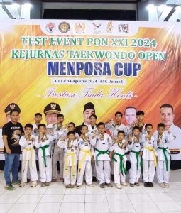 Test Event PON XXI 2024: Kontingen Taekwondo Pakpak Bharat Berhasil Raih 4 Medali Emas 11 Medali Perak