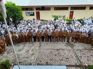 Laksanakan Police Go to School, Ini Pesan Satlantas Polres Labuhanbatu Saat Berkendara