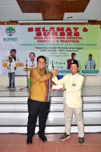 Bupati Samosir Hadiri Pelantikan Pemuda Katolik Komcab Samosir, “Kami Terbuka dan Siap Mendukung Program Pemuda Katolik”