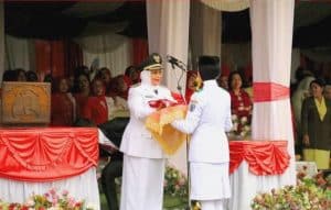 Peringati HUT Kemerdekaan RI Ke-79, Plt Bupati Labuhanbatu Bertindak Sebagaii Inspektur Upacara