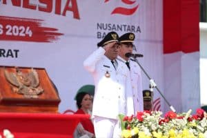 Upacara Peringatan HUT RI Ke-79 Tingkat Kabupaten Pakpak Bharat Berlangsung Khidmat