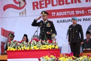 Penurunan Bendera Pusaka Merah Putih Berlangsung Sukses