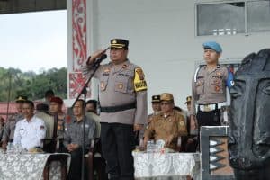 Kepolisian Resort Pakpak Bharat Mengadakan Apel Pasukan Operasi Mantap Praja